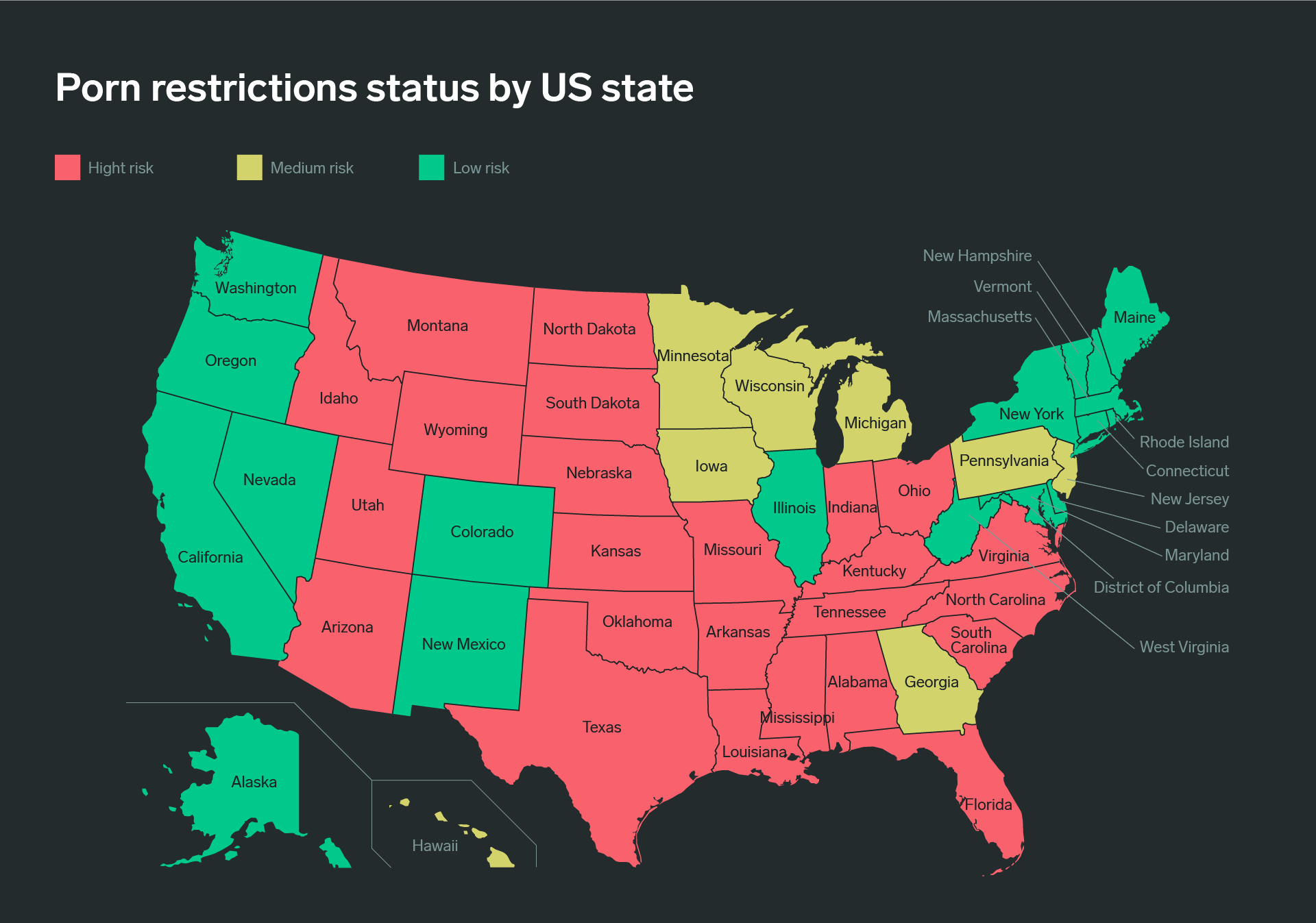 Porn Restrictions in the U.S. by State (2025 Update) | Nym